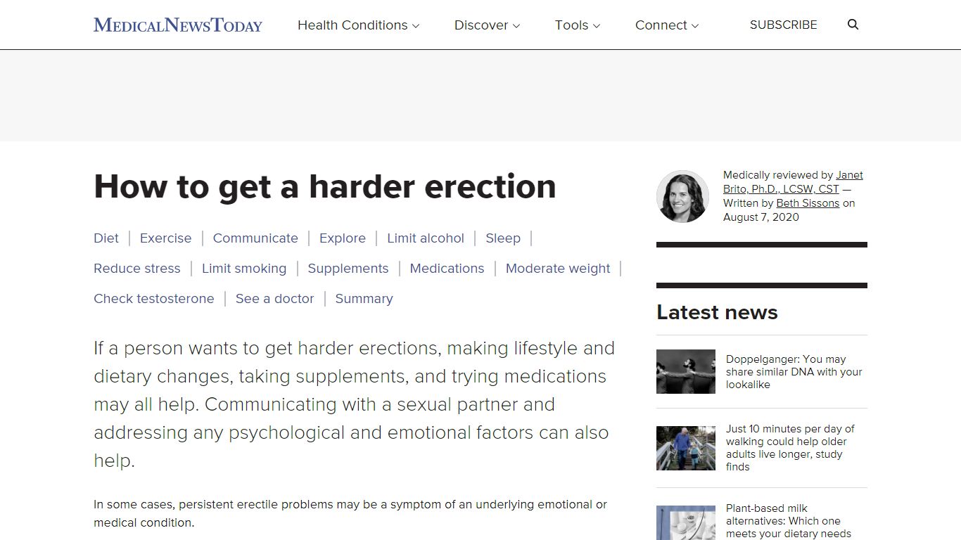 13 ways to get a harder erection: Tips and suggestions - Medical News Today