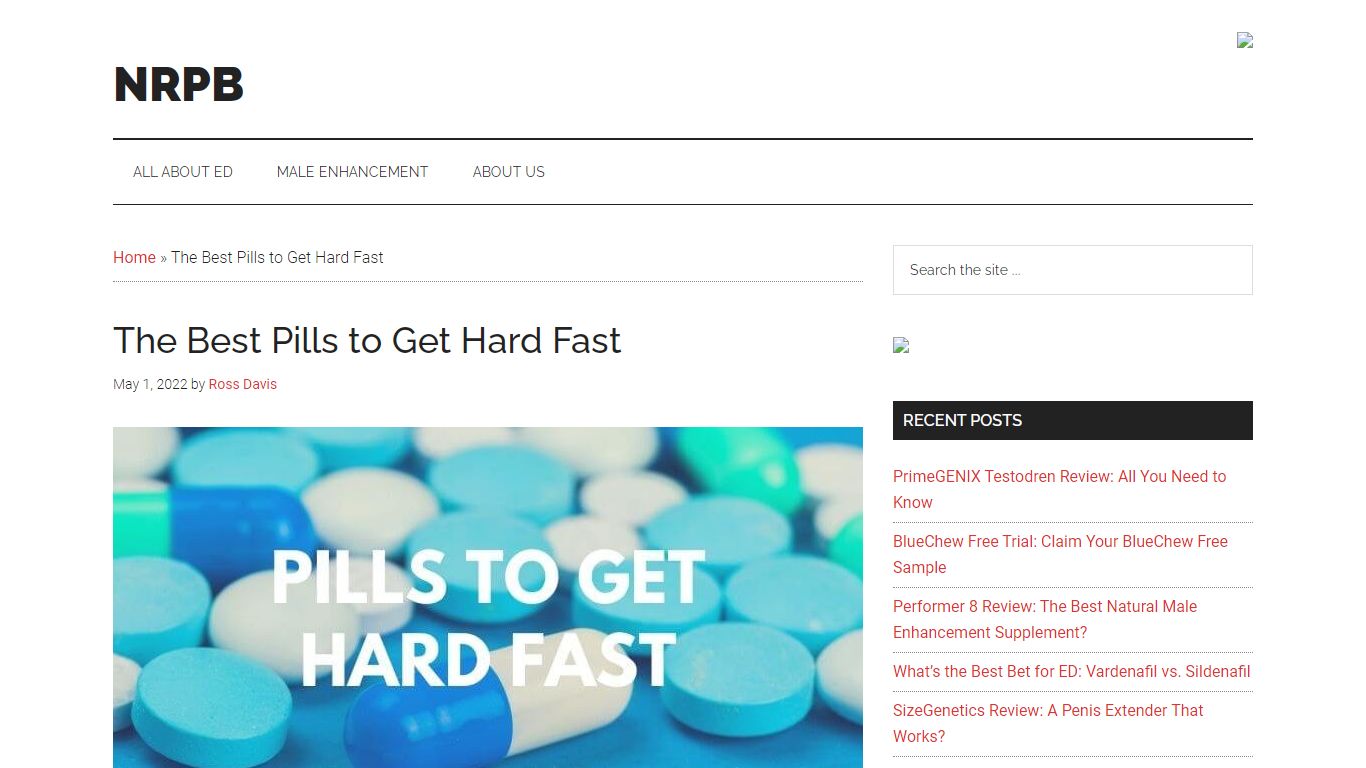 The Best Pills to Get Hard Fast: The Essential Guide - NRPB